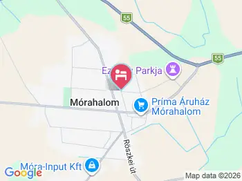 Oázis Apartmanok Mórahalom Mórahalom a térképen