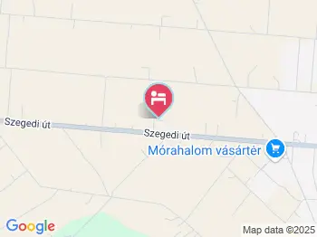 Páva Vendégház Mórahalom a térképen