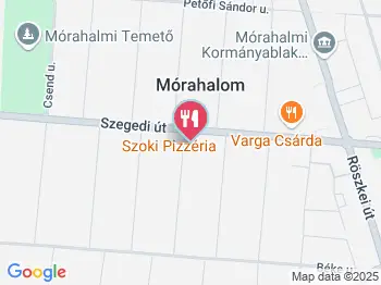 Szoki Pizzéria Mórahalom a térképen