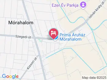 Udvarház Apartman Mórahalom a térképen