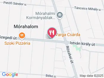 Varga Csárda Mórahalom a térképen