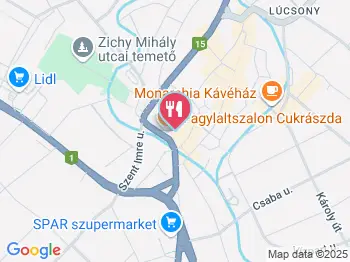 Anna kávéház Mosonmagyaróvár a térképen