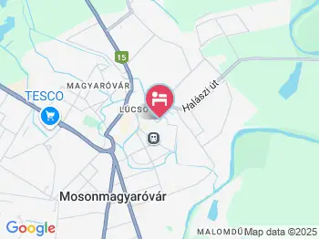 Apartman Kaszás Mosonmagyaróvár a térképen