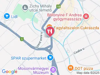 Azur Olasz Étterem & Pizzéria Mosonmagyaróvár a térképen