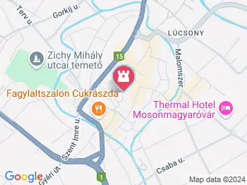 Bárka Mosonmagyaróvár a térképen