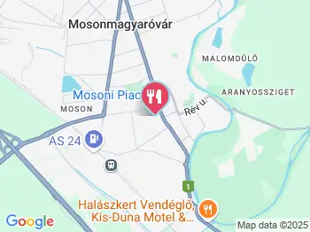 Európa Étterem Mosonmagyaróvár a térképen