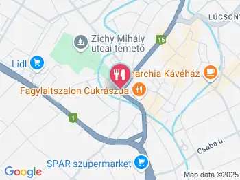 Fagylaltszalon és Cukrászda Mosonmagyaróvár a térképen