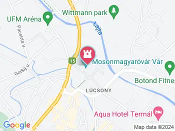 Fekete István Mosonmagyaróvár a térképen