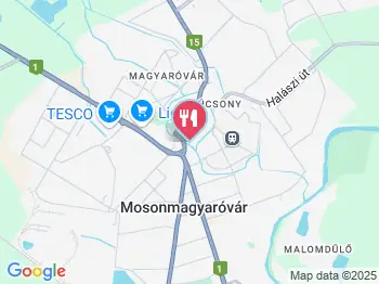 Gösser Vendéglő Mosonmagyaróvár a térképen