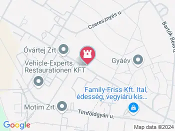 Tűzoltó Múzeum Mosonmagyaróvár a térképen