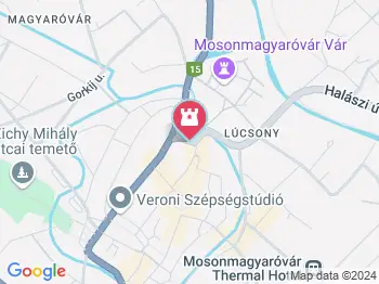 Habsburg Frigyes Mosonmagyaróvár a térképen