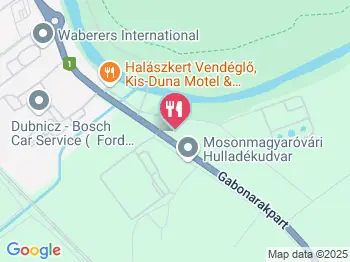 Halászkert Vendéglő Mosonmagyaróvár a térképen