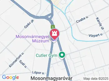 Hansági Múzeum - Mosonvármegyei Múzeum Mosonmagyaróvár a térképen