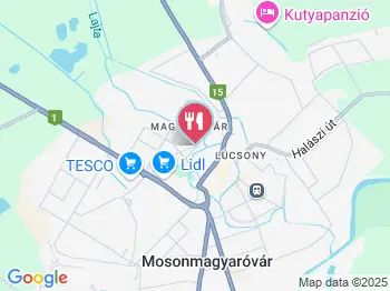 Házigazda Kisvendéglő Mosonmagyaróvár a térképen