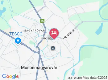 Horváth Apartman Mosonmagyaróvár a térképen