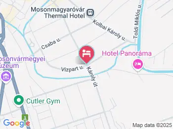 Hotel Lajta Park Mosonmagyaróvár a térképen