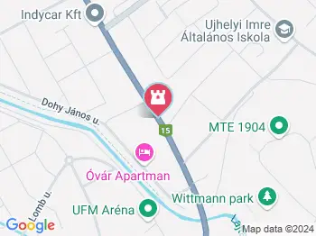 Hungária I. világháborús emlékmű Mosonmagyaróvár a térképen