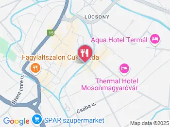 A kert - Salátabár & Biokocsma Mosonmagyaróvár a térképen