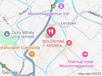 Korzó Fagylaltozó Mosonmagyaróvár a térképen