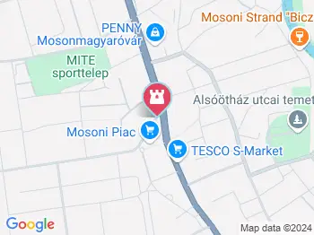 Mosoni hősi emlékmű Mosonmagyaróvár a térképen