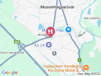 Motelnett és Kisdeszka Étterem Mosonmagyaróvár a térképen