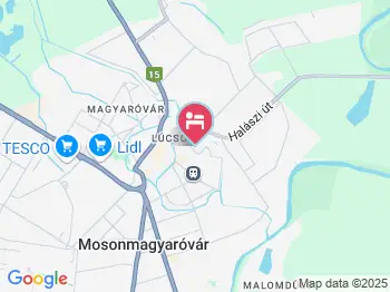 Nescsák Apartman Mosonmagyaróvár a térképen