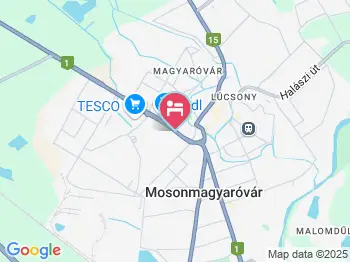 Nimród Hotel Mosonmagyaróvár a térképen