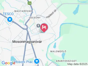 Panoráma Hotel Mosonmagyaróvár a térképen