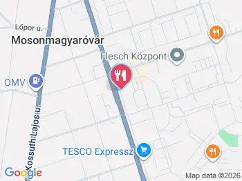 Pityókás kocsma Mosonmagyaróvár a térképen