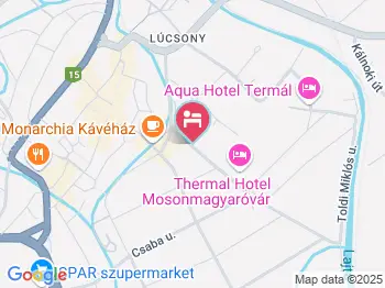 Simbad Hotel Mosonmagyaróvár a térképen