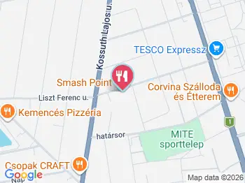 Smash Point Mosonmagyaróvár a térképen