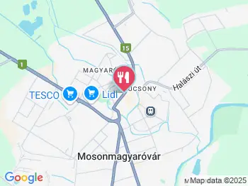 Széchenyi Étterem Mosonmagyaróvár a térképen
