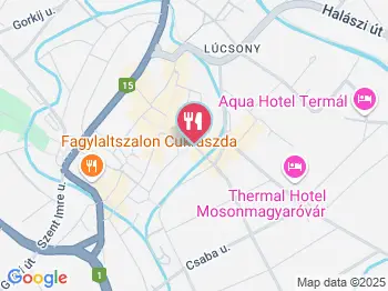 Szent László Étterem Mosonmagyaróvár a térképen