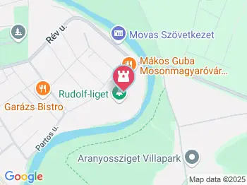 Szigetköz Kalandpark Mosonmagyaróvár a térképen