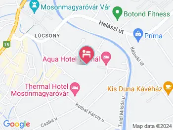 Thermal Garden Apartman Mosonmagyaróvár a térképen