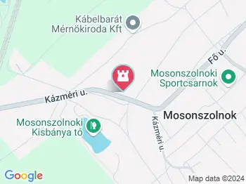 Szent Anna kápolna Mosonszolnok a térképen