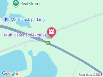 Muhi csata Emlékmű Muhi a térképen
