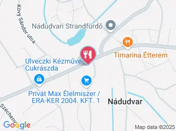 Andrási Pékség Nádudvar a térképen