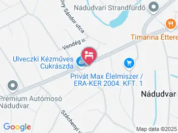 Bereg Apartman Nádudvar a térképen