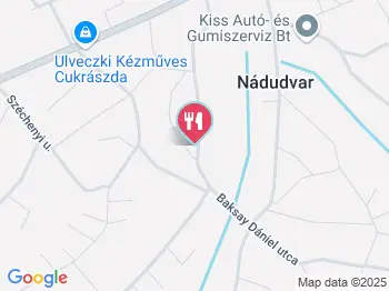 Bisztró Nádudvar a térképen