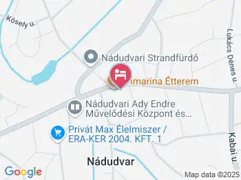 Hotel Timarina Nádudvar a térképen