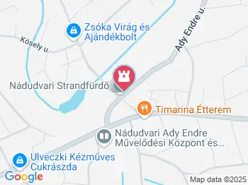 Nádudvari Termál- és Strandfürdő Nádudvar a térképen