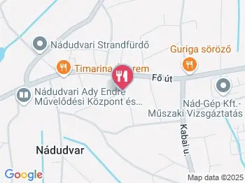 Posta Söröző Nádudvar a térképen