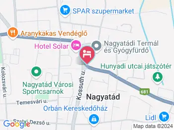 Hotel Solar Nagyatád a térképen