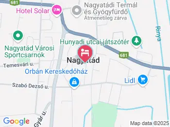 Wellness Hotel Viktória Nagyatád a térképen