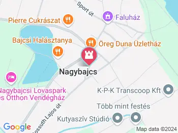 Trianon emlékmű Nagybajcs a térképen