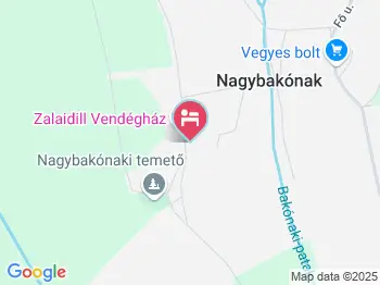 Harmónia Vendégház Nagybakónak Nagybakónak a térképen