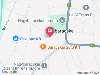 Ponty Poronty Vendégház Nagybaracska a térképen