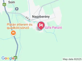 Fűzfa Panzió Nagyberény a térképen