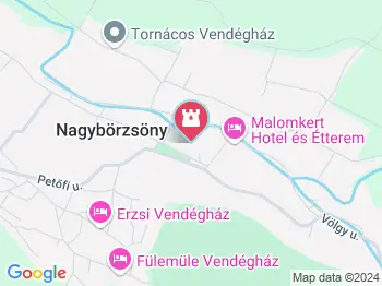 56-os kopjafa Nagybörzsöny a térképen